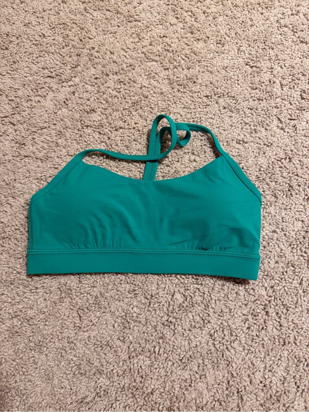 Lululemon Flow Y Sports Bra Green Size 6